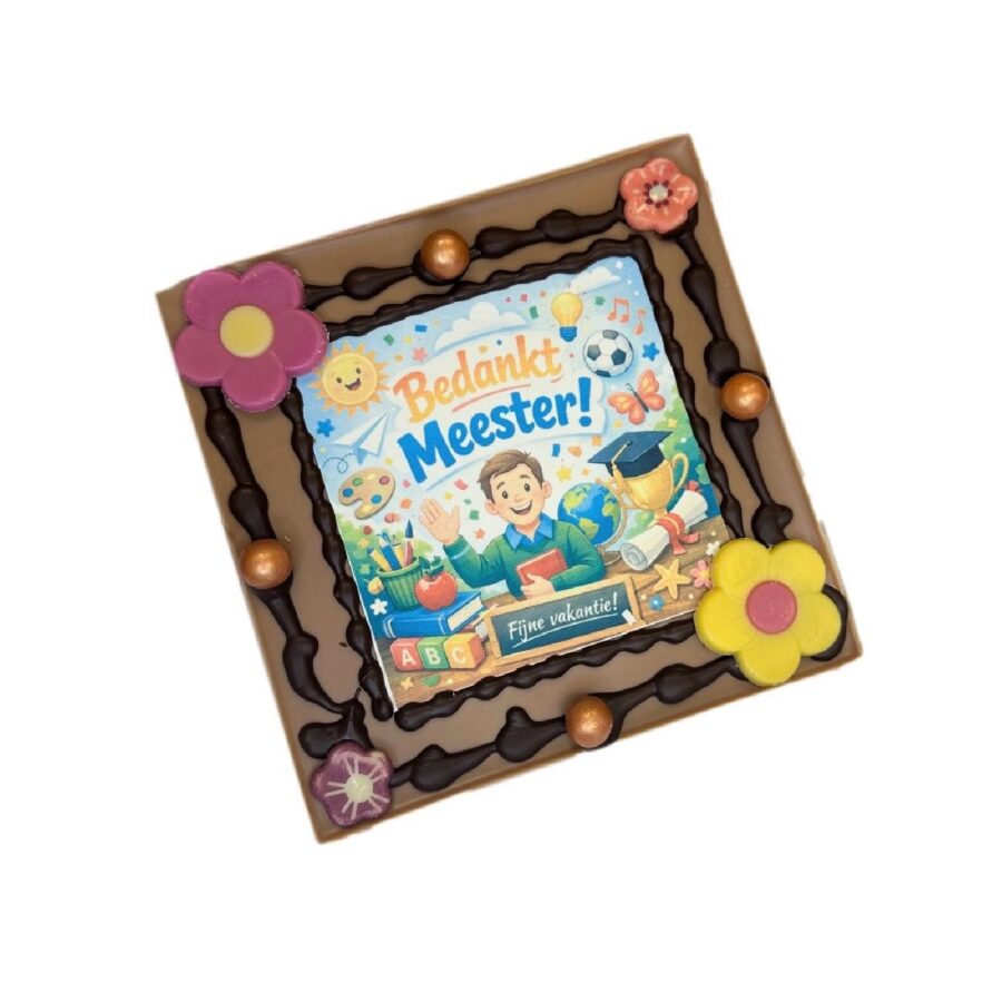 Chocolade tegel (bedankt Meester)