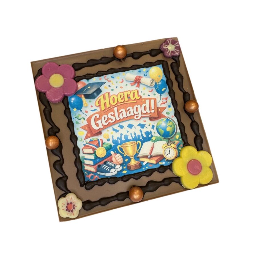 Chocolade tegel (geslaagd)